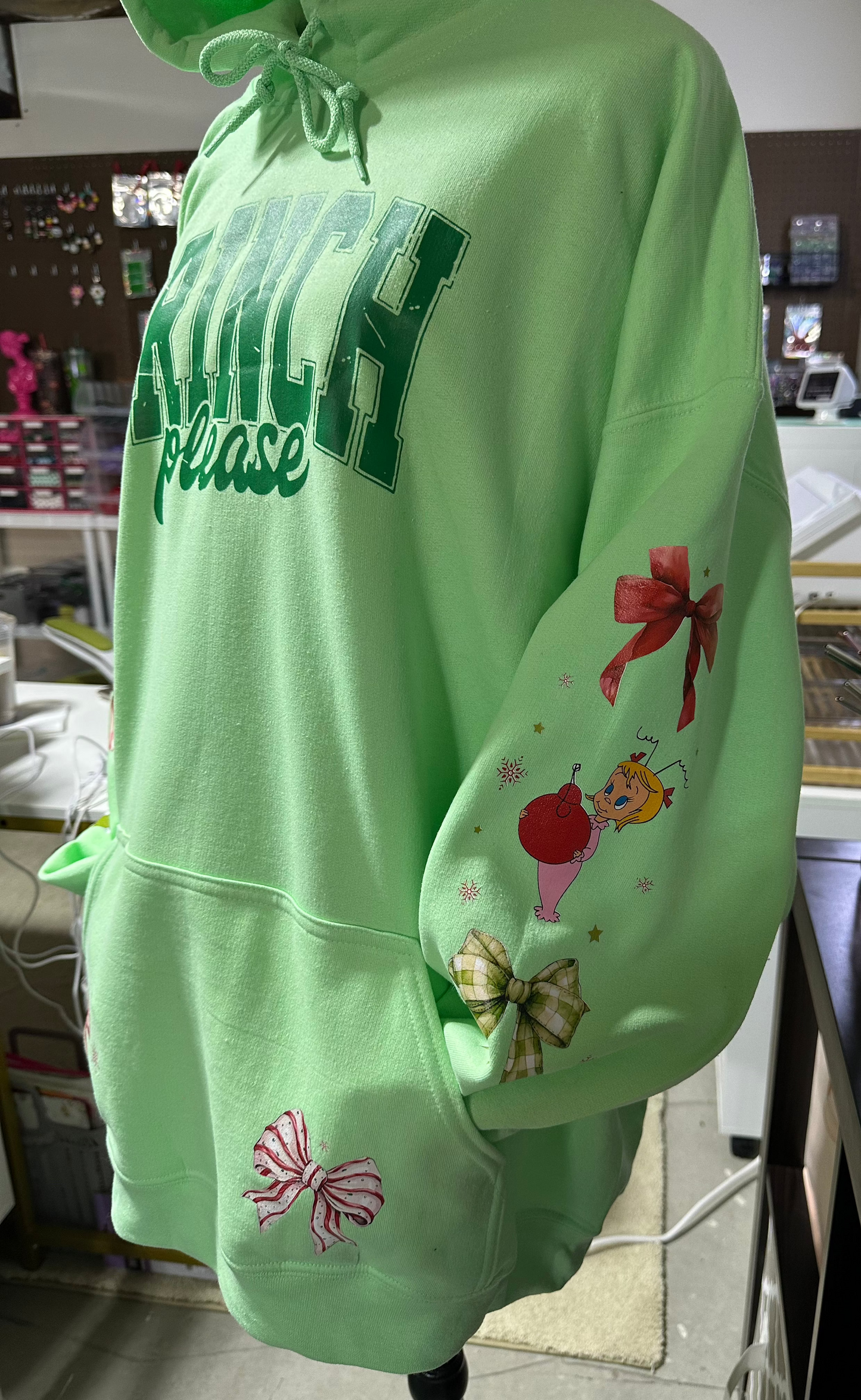 Grinch Please - Hoodie