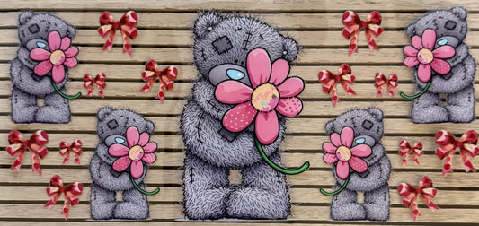 Teddy w/Pink Flower - Wrap
