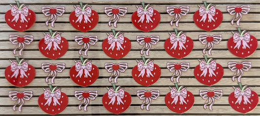 Strawberries & Double Bows - Wrap