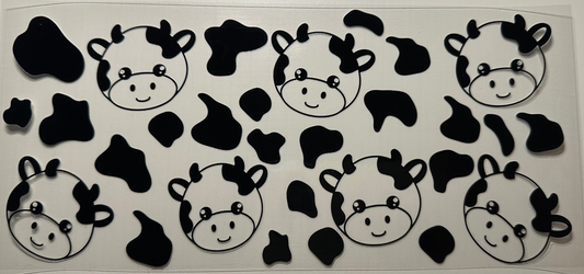 Cow Black Print - Wrap