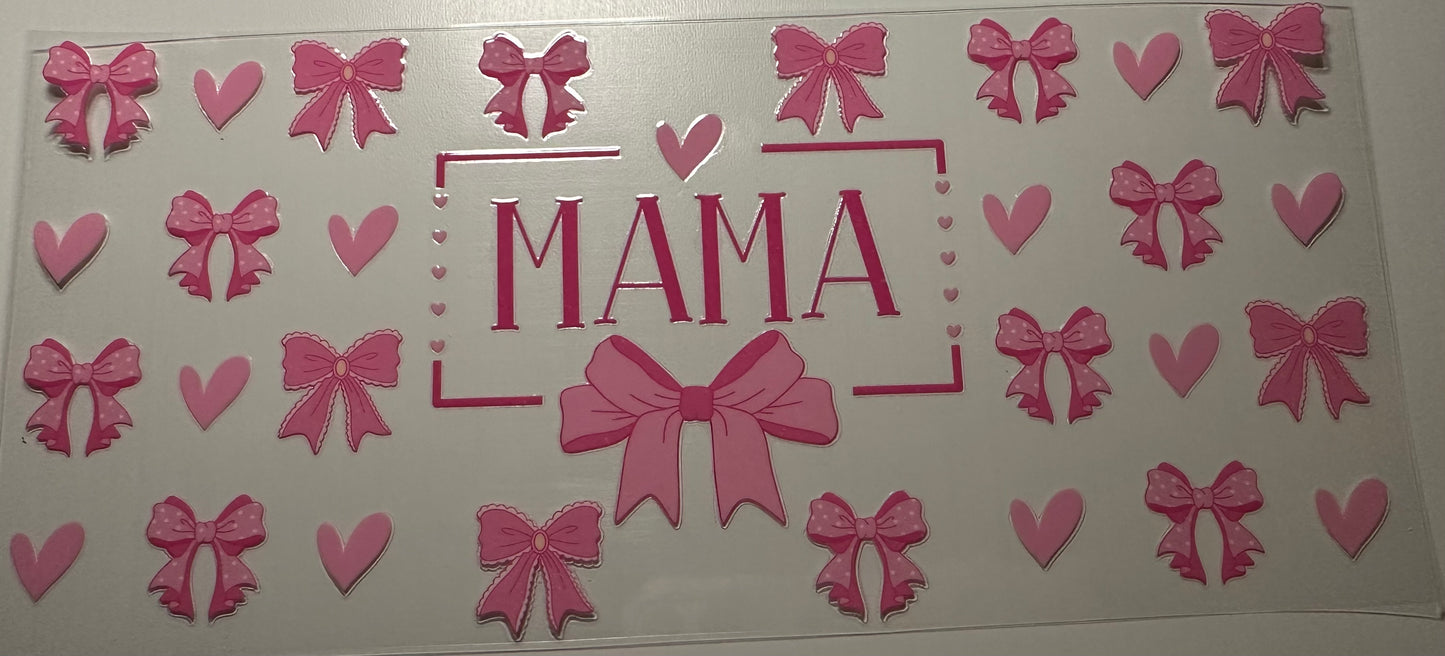 Mama Pink Bows - Wrap