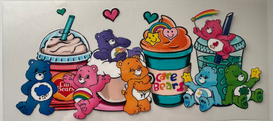 Characters (Colorful Bears & Drinks) - Wrap