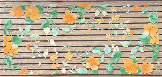 Orange Floral - Wrap