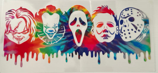 Spooky (Tie Dye Faces) - Wrap