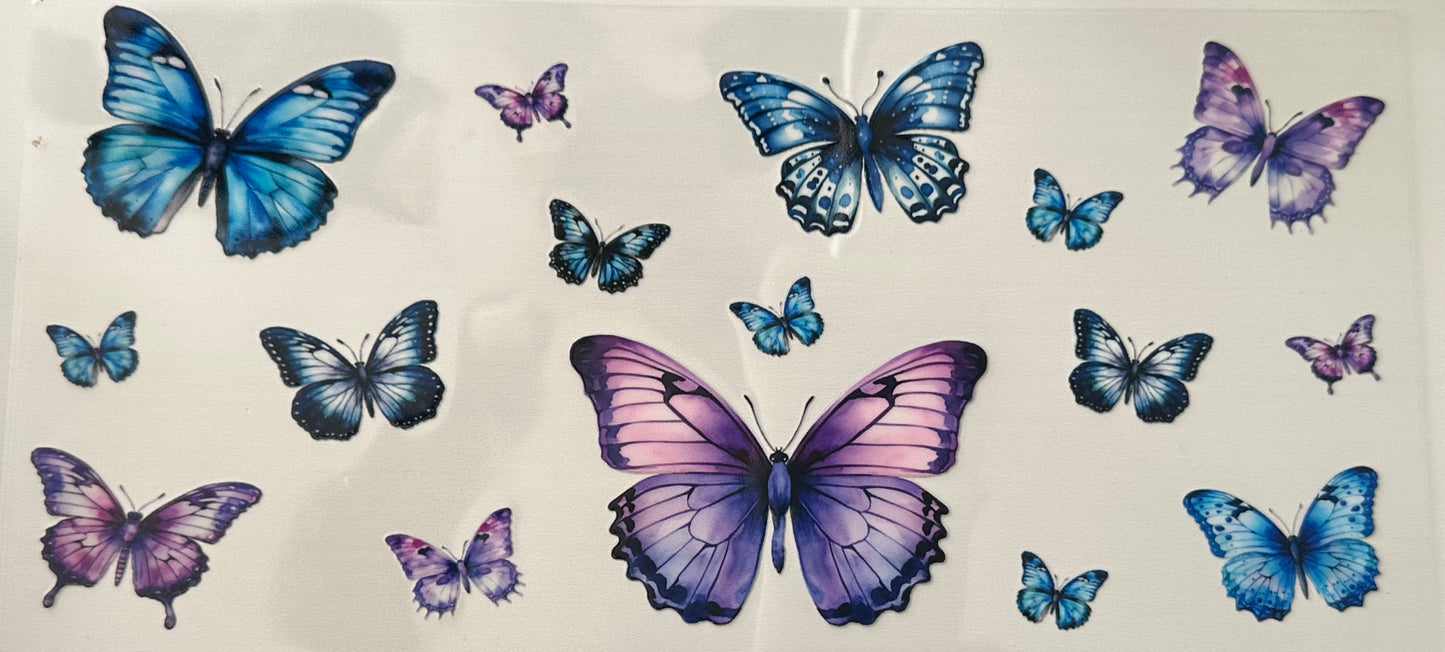 Butterfly (Blue & Purple)- Wrap