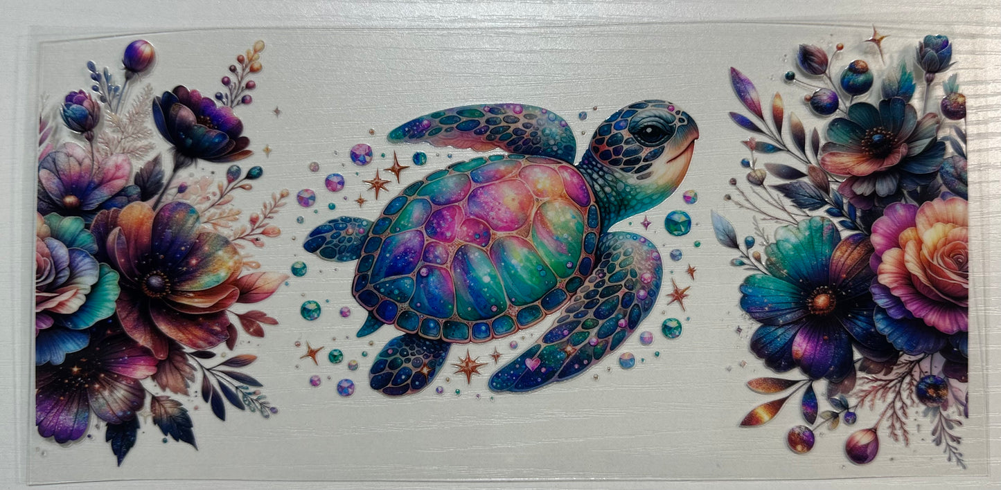 Turtle w/Flowers  - Wrap