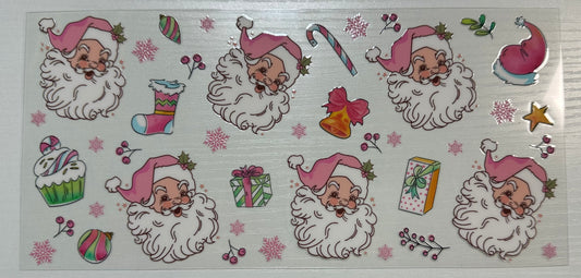 Winter (Pink Santas) - Wrap