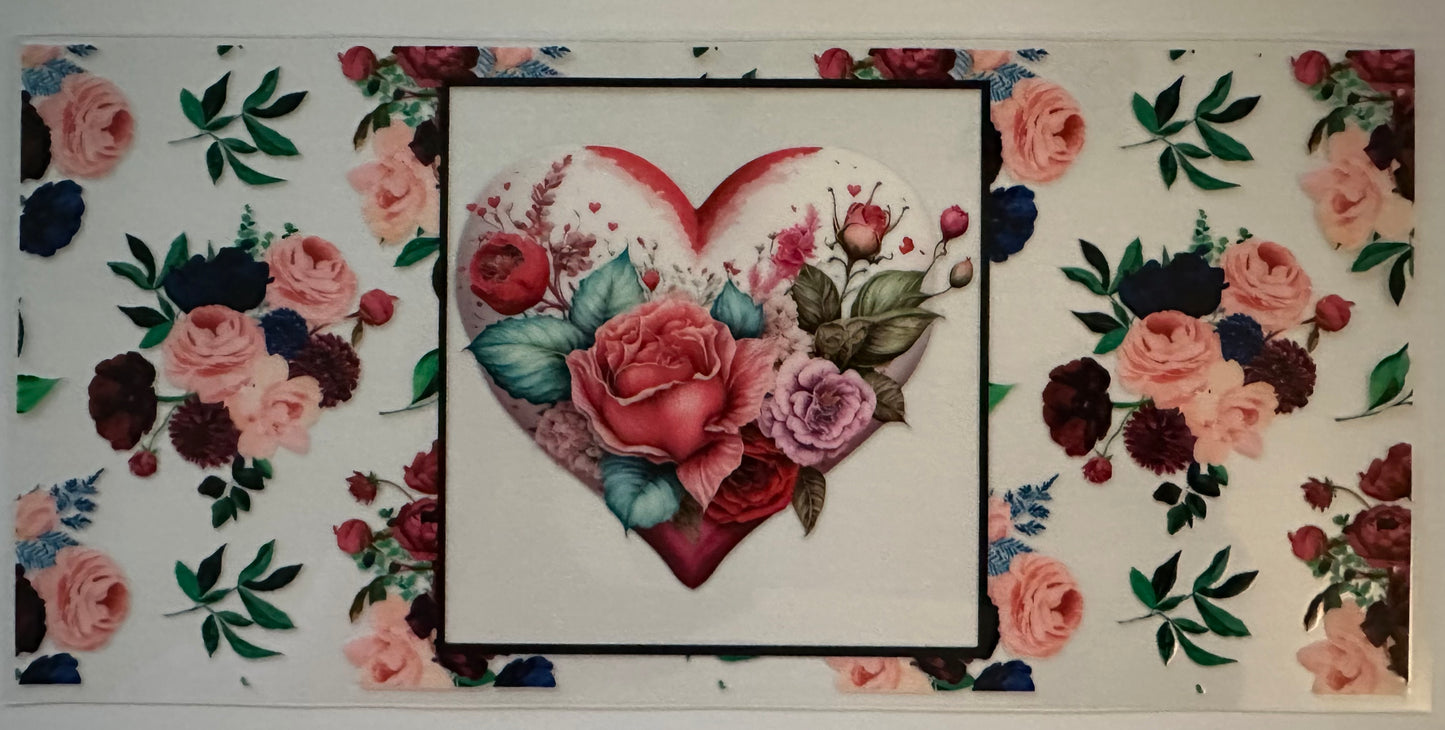 Valentine Floral Heart - Wrap