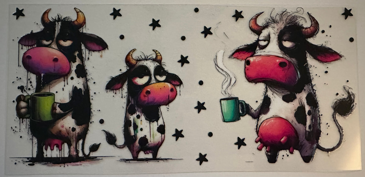 Coffee w/Moody Cows Color - Wrap