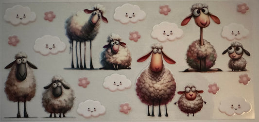 Sheep w/Clouds - Wrap