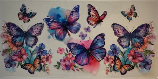 Butterfly w/ Watercolor - Wrap