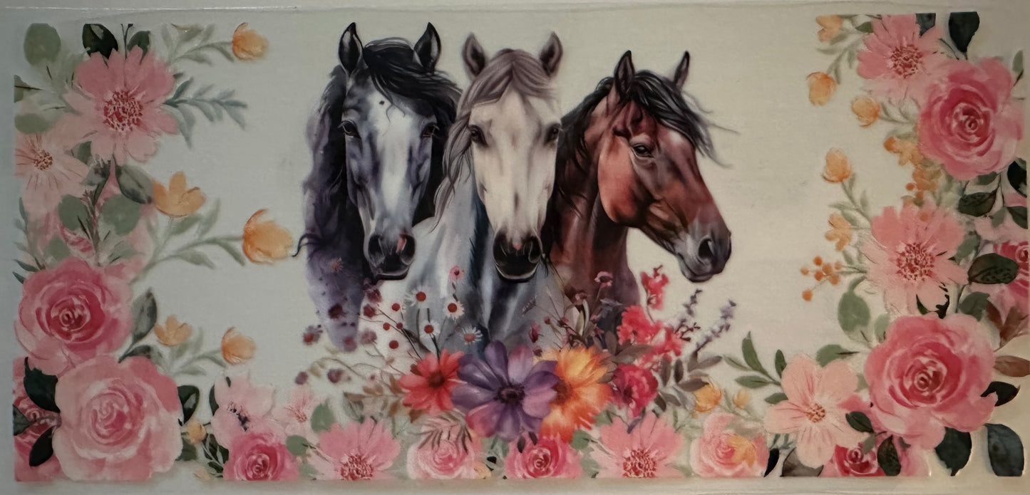 Horse w/Floral - Wrap