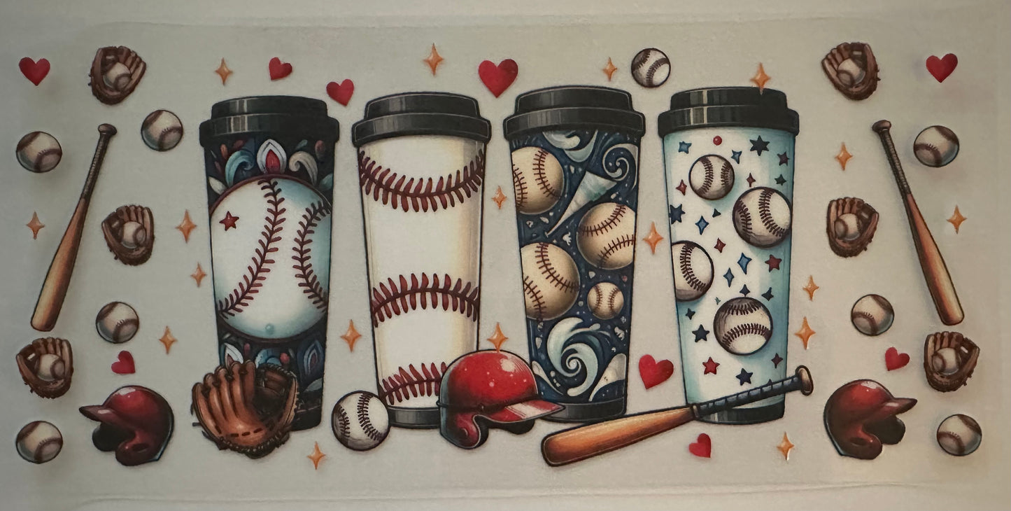 Coffee Baseball Cups - Wrap