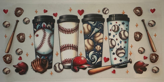 Coffee Baseball Cups - Wrap