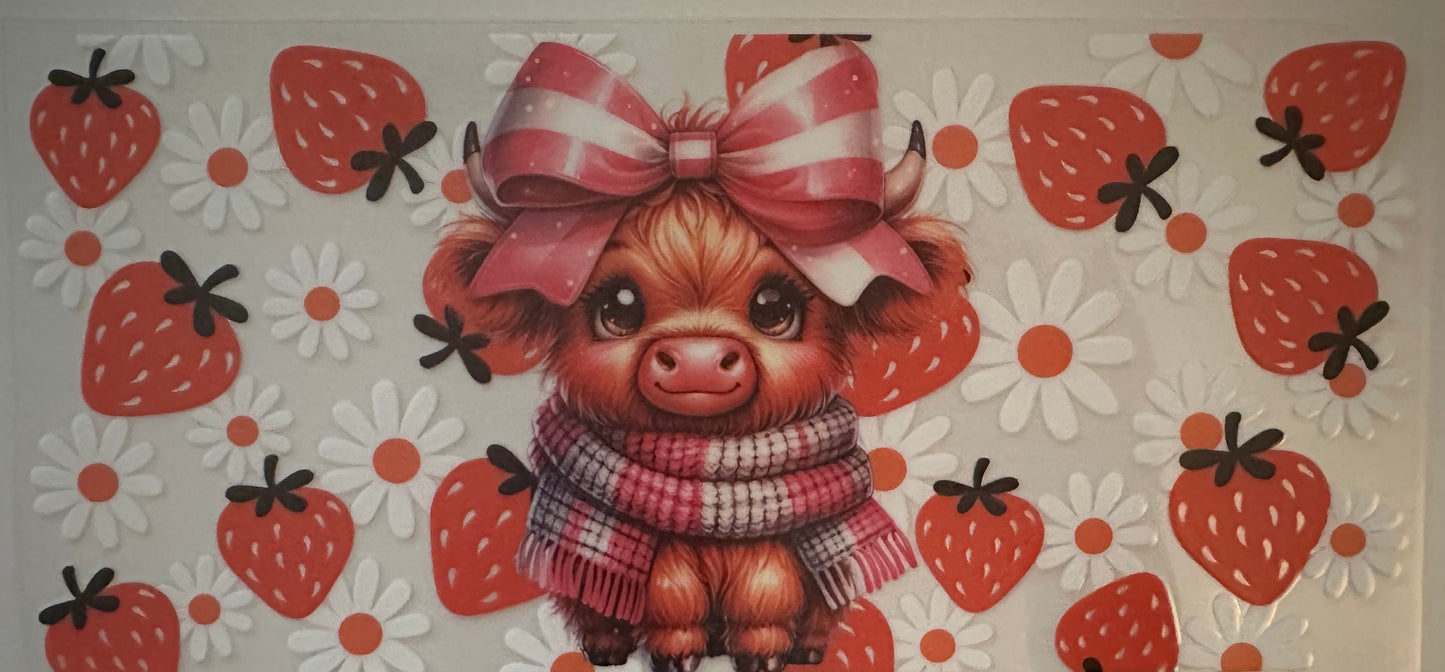 Winter (Cow Pink Scarf) - Wrap