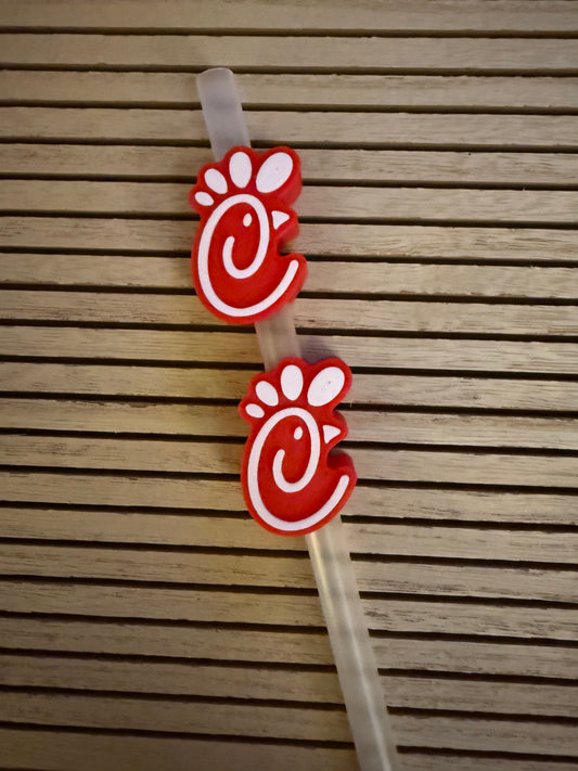 Spicy Chicken - 3d Straw Topper