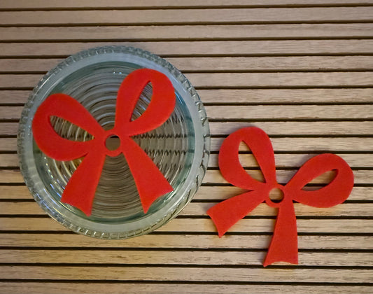 Bow Topper for 24 oz Lid - 3d Straw Topper