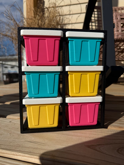 Teeny Totes Desk Storage - Custom Colors