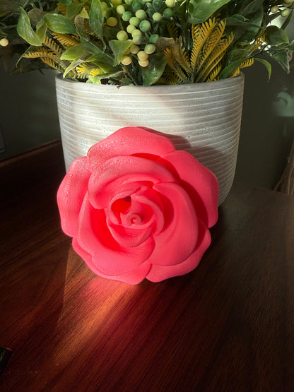 Single Rose Full Top - 3d Straw Topper