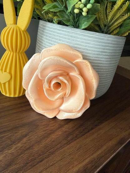 Single Rose Full Top - 3d Straw Topper