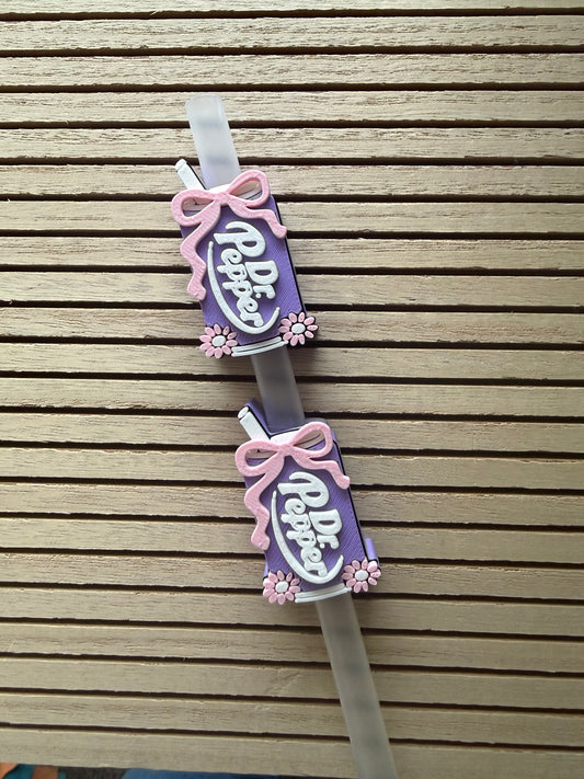 Dr. P Pastel Coquette  - 3d Straw Topper