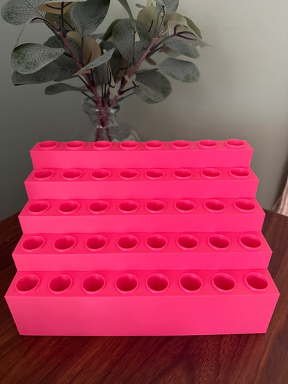 Sturdy 40 Slot Pen Display -Custom Colors Available