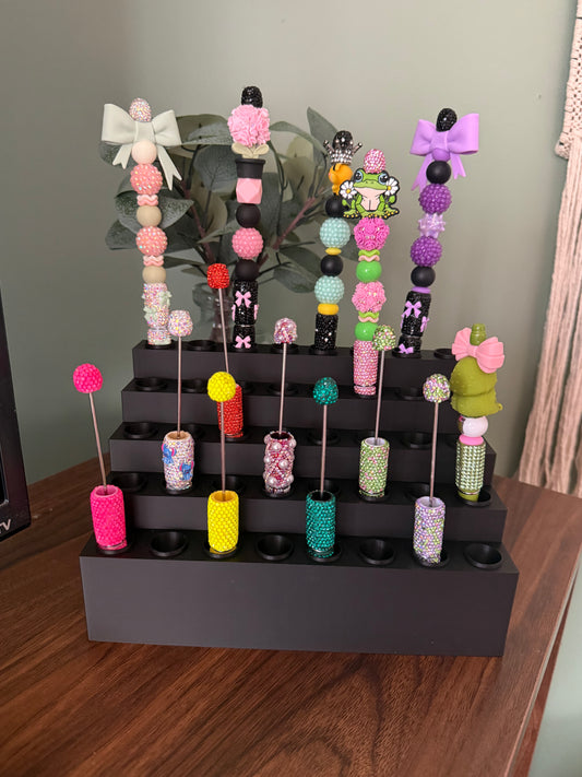Sturdy 40 Slot Pen Display -Custom Colors Available