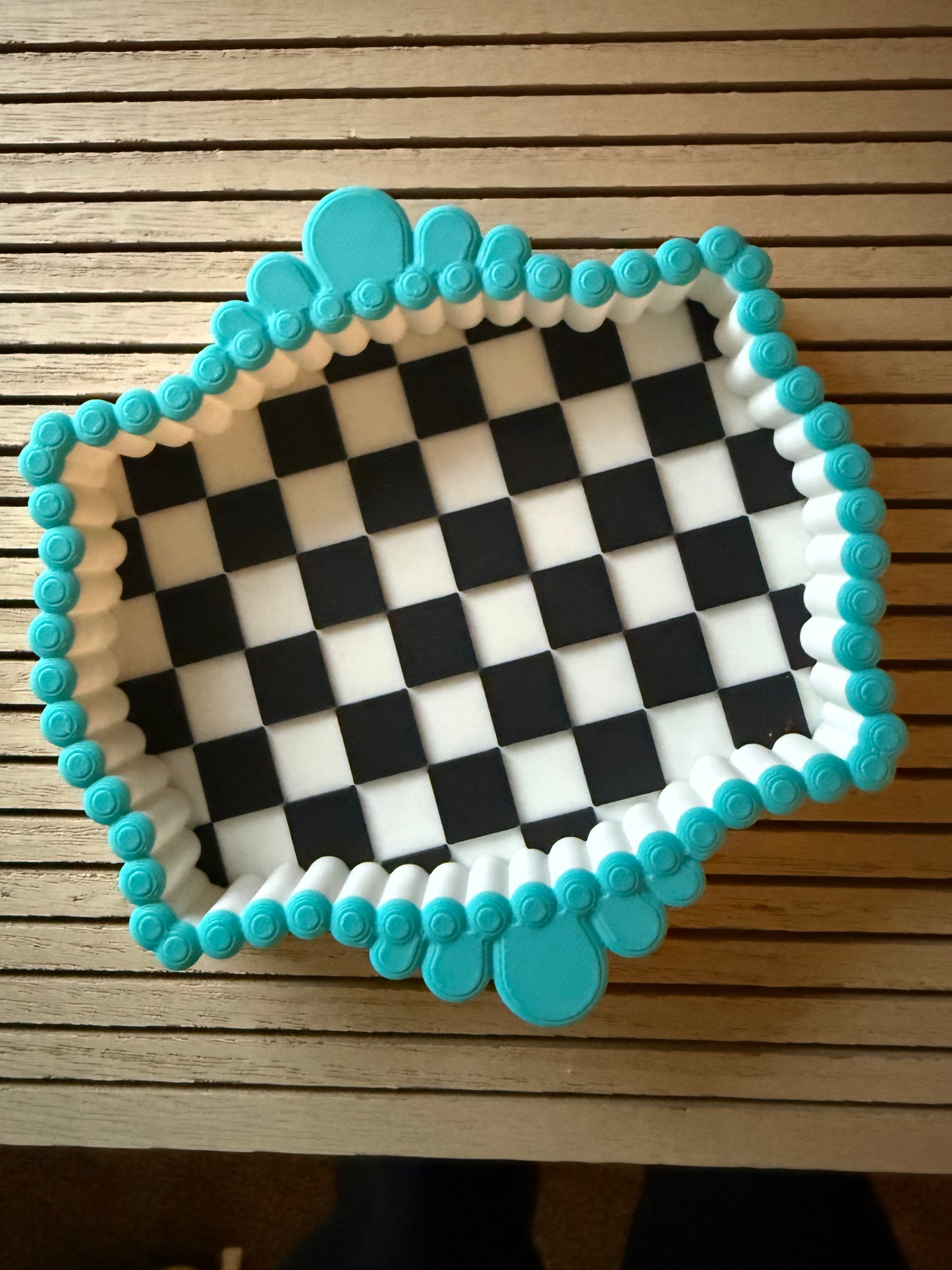 Western Checker - Trinket Tray