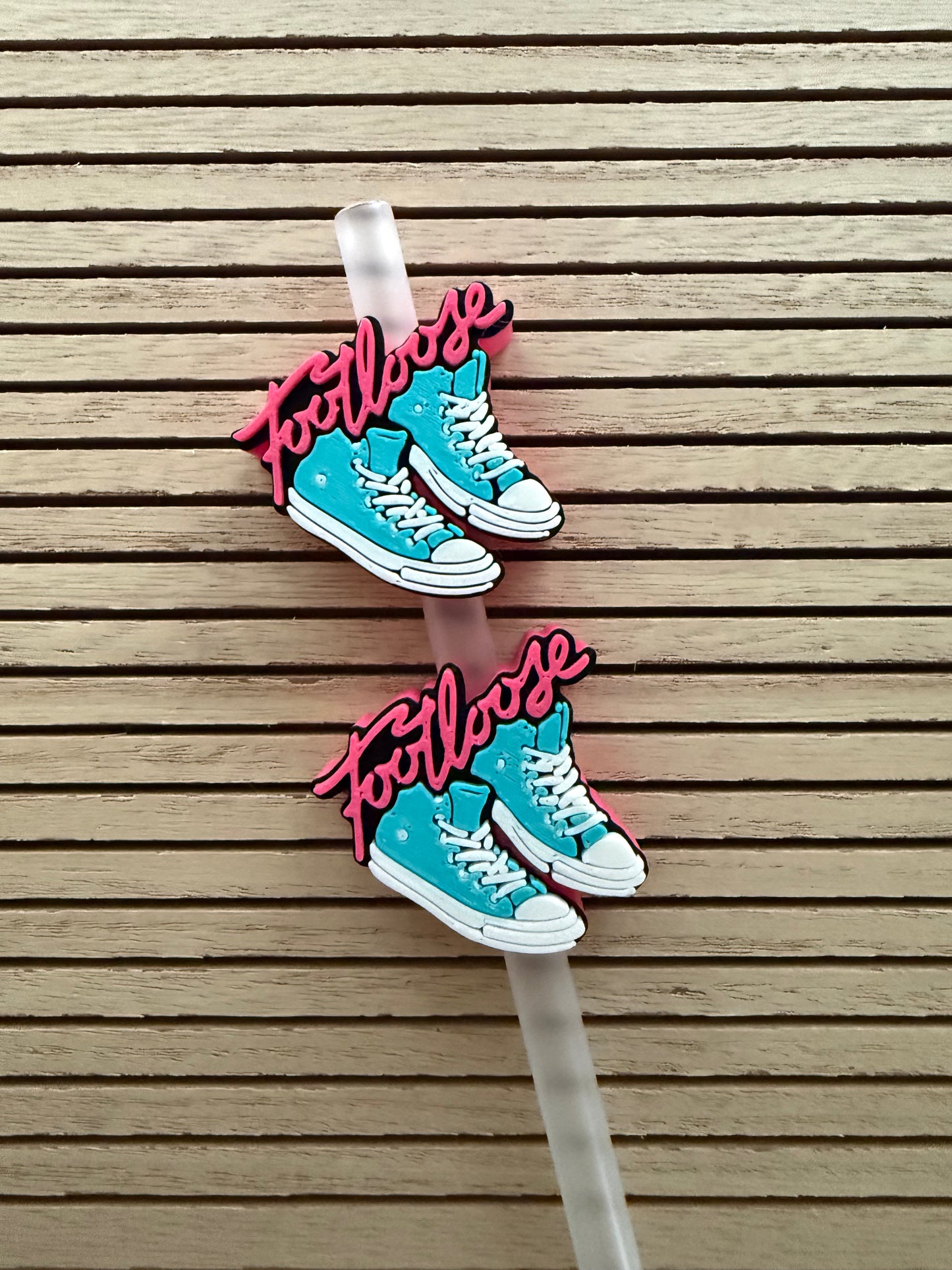Footloose Chucks - 3d Straw Topper