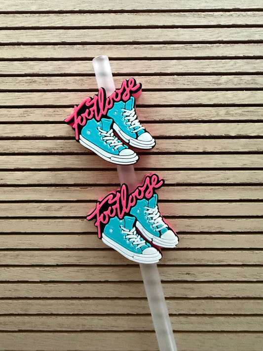 Footloose Chucks - 3d Straw Topper