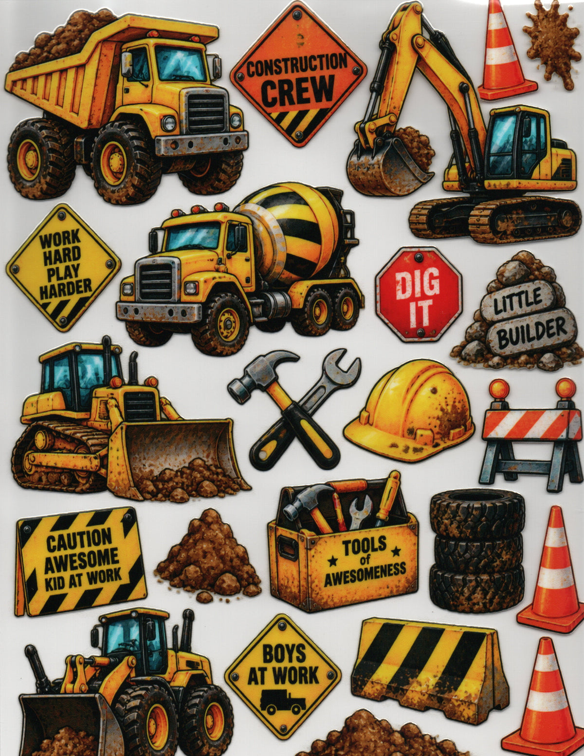 Construction Crew - Element Sheet