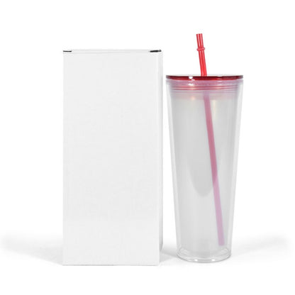 24oz Acrylic Snow Globe -Glow in the Dark