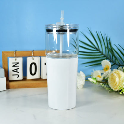 25oz 2in1 Stainless/Glass - Wholesale