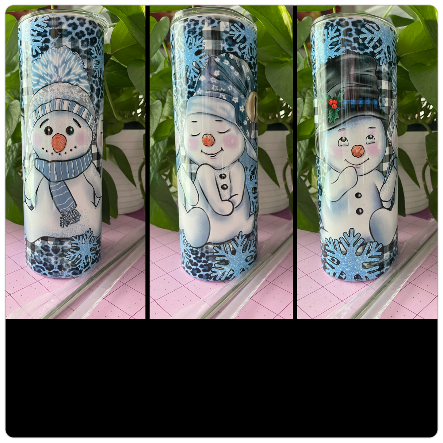 Snowmen- Sublimation Tumbler